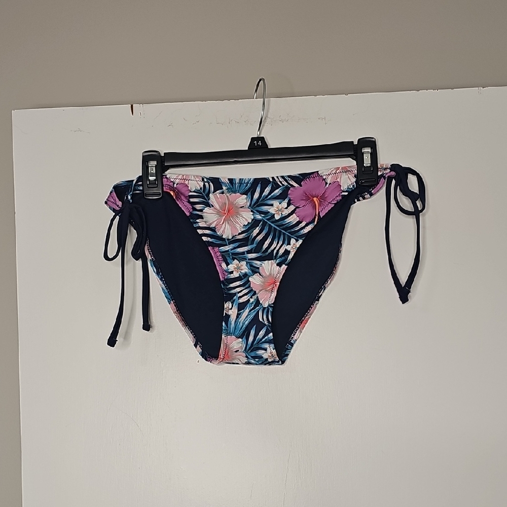 Floral Navy Bikini Bottom